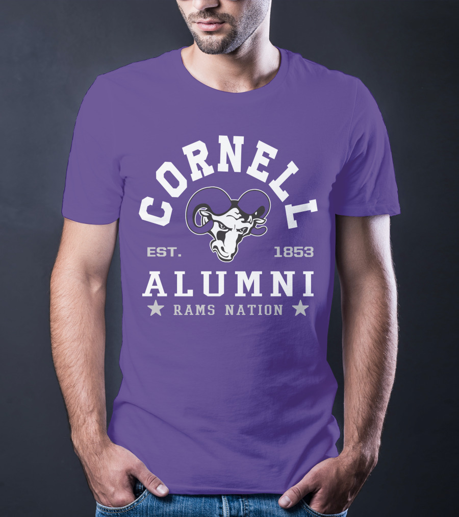 Cornell Alumni Rams Nation Est. 1853 T-Shirt