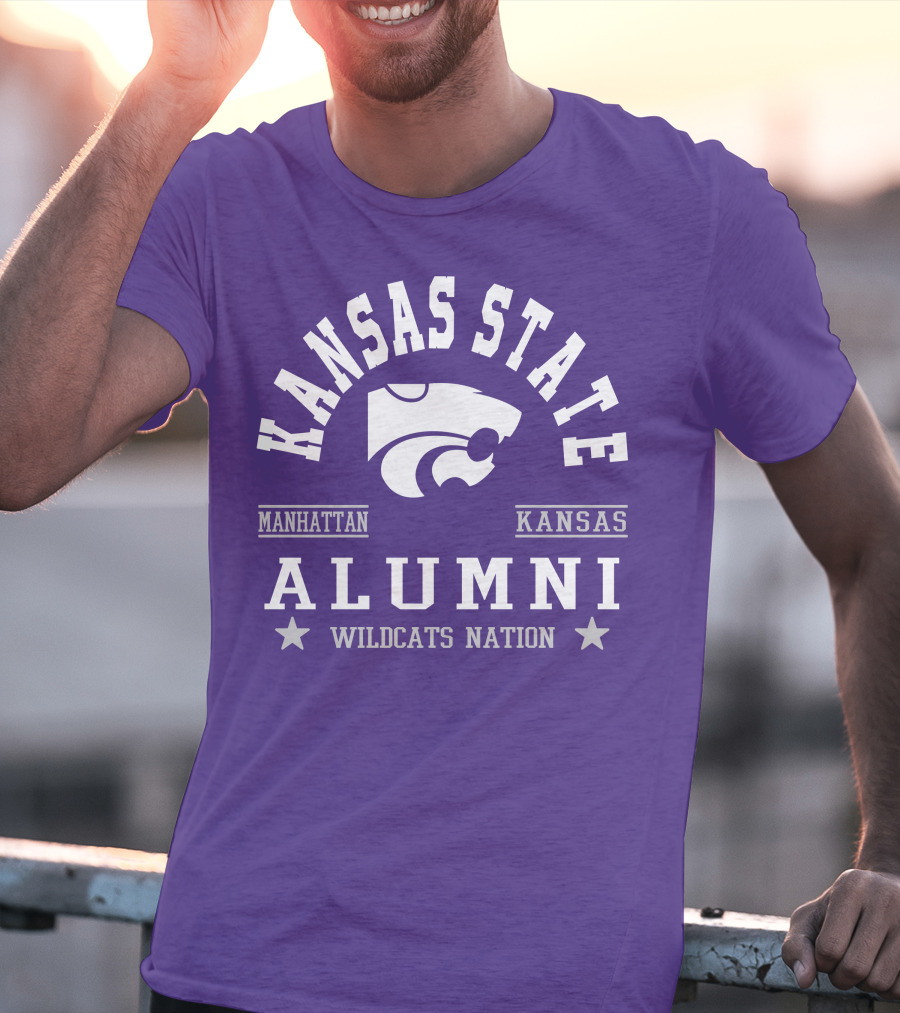 Kansas State Alumni Wildcats Nation Manhattan Kansas T-Shirt