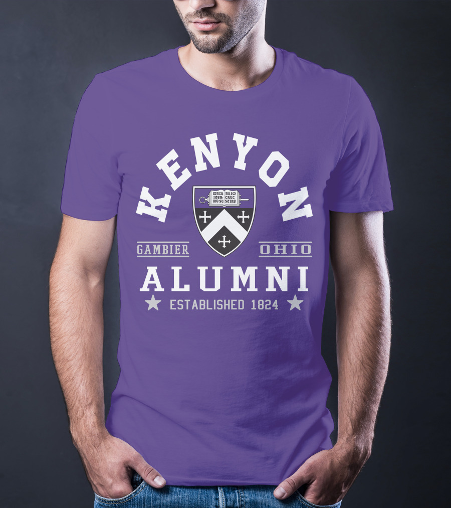 Kenyon College Alumni Gambier Ohio Established 1824 T-Shirt