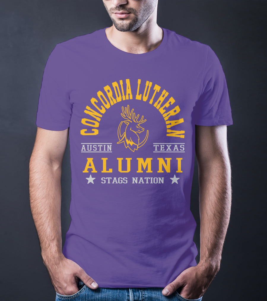 Concordia Lutheran Austin Texas Alumni Stags Nation T-Shirt