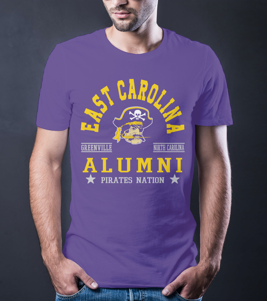 East Carolina Alumni Pirates Nation Greenville North Carolina T-Shirt