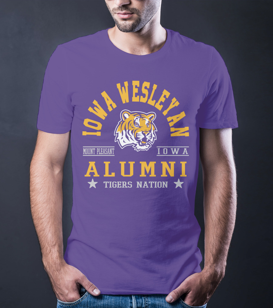 Iowa Wesleyan Alumni Tigers Nation Mount Pleasant Iowa T-Shirt