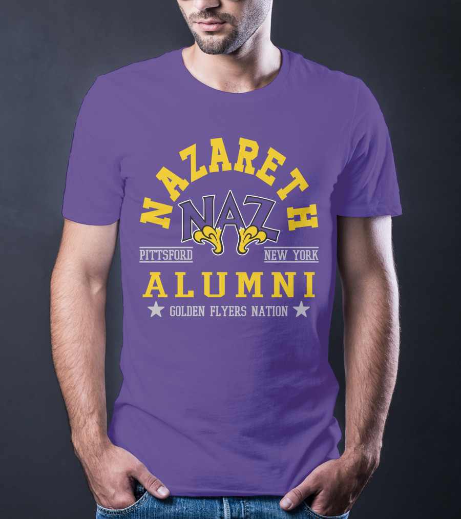 Nazareth College Alumni Pittsford New York Golden Flyers Nation T-Shirt