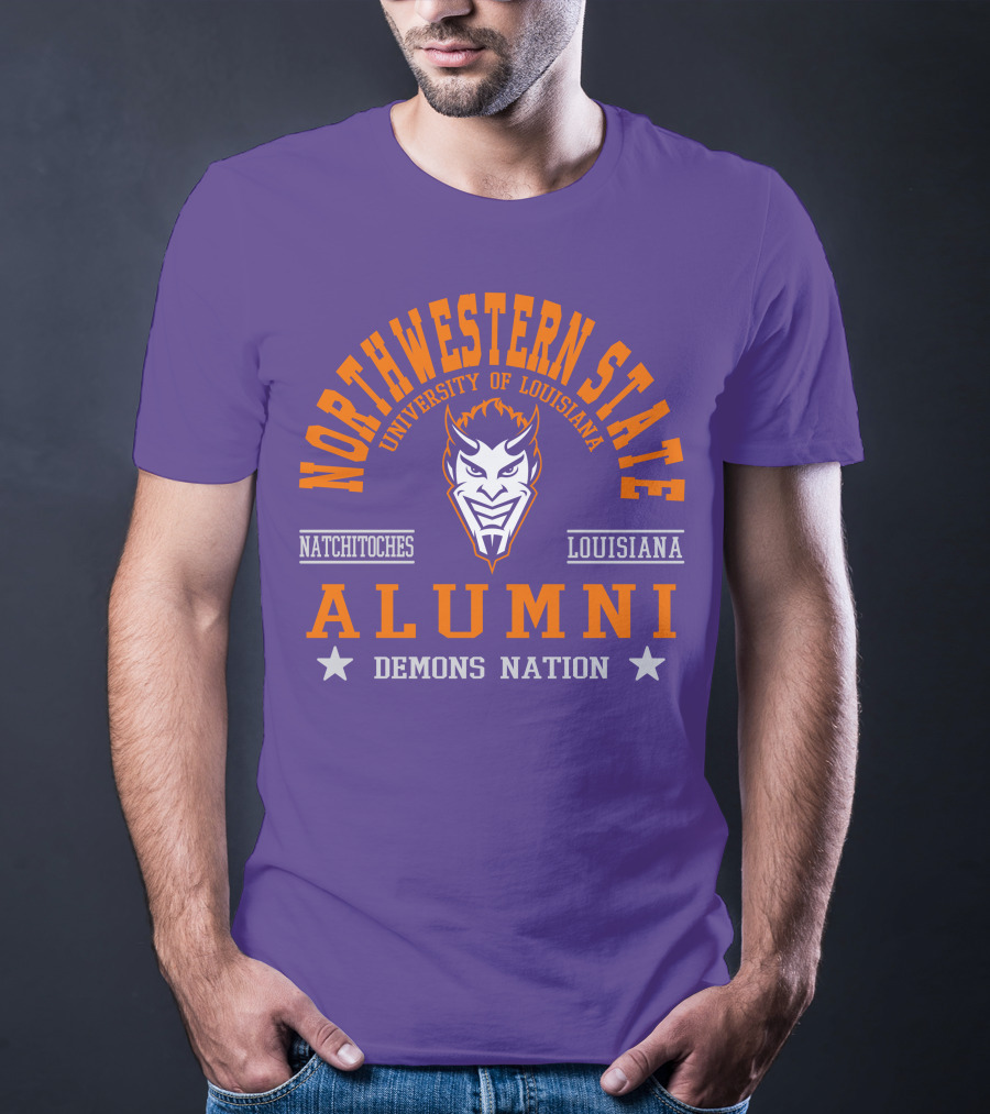 Northwestern State University Of Louisiana Alumni Demons Nation Natchitoches T-Shirt