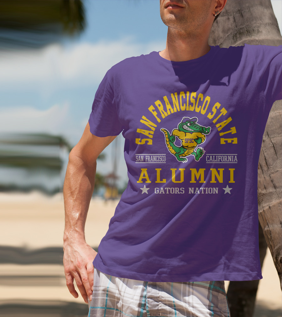 San Francisco State Alumni Gators Nation SFSC California T-Shirt