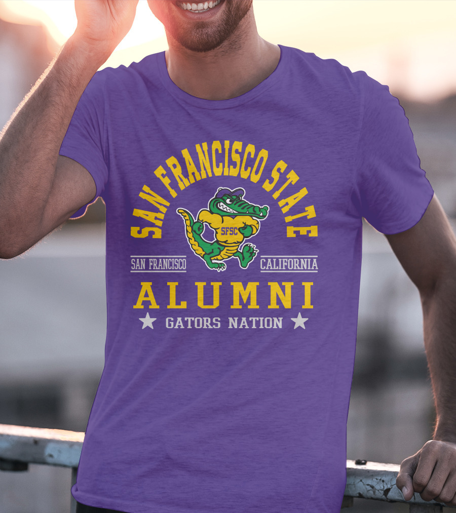 San Francisco State Alumni Gators Nation SFSC California T-Shirt