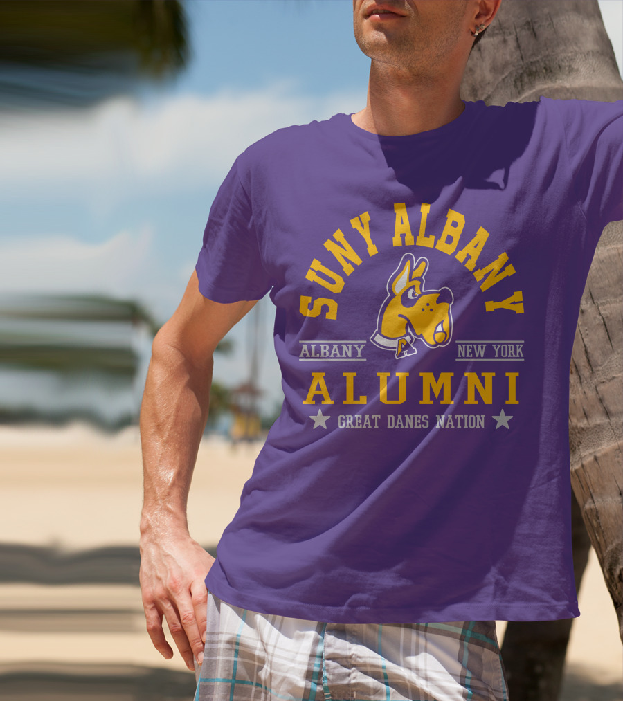SUNY Albany Alumni Great Danes Nation New York T-Shirt