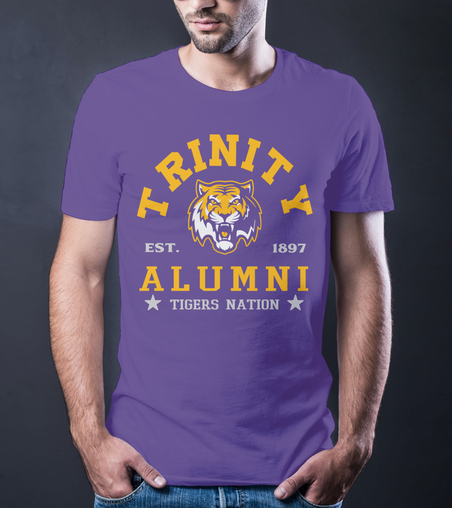 Trinity Alumni Tigers Nation Est. 1897 T-Shirt