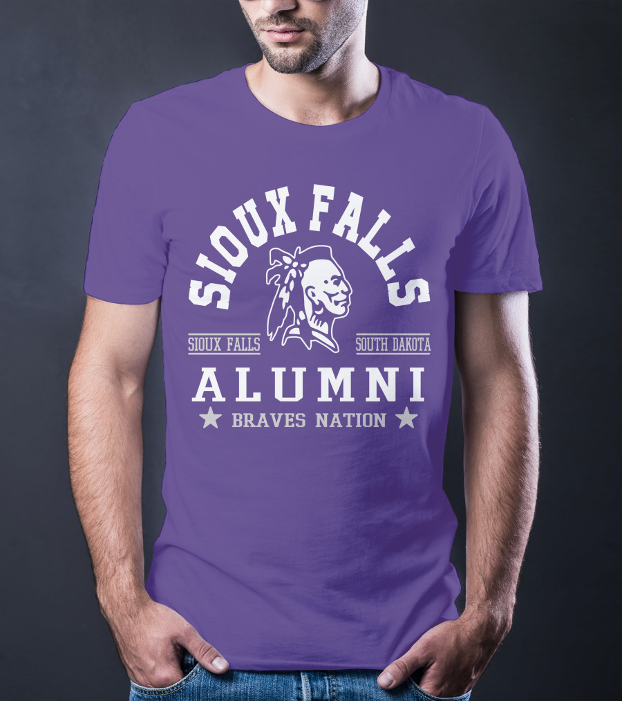 Sioux Falls South Dakota Alumni Braves Nation T-Shirt