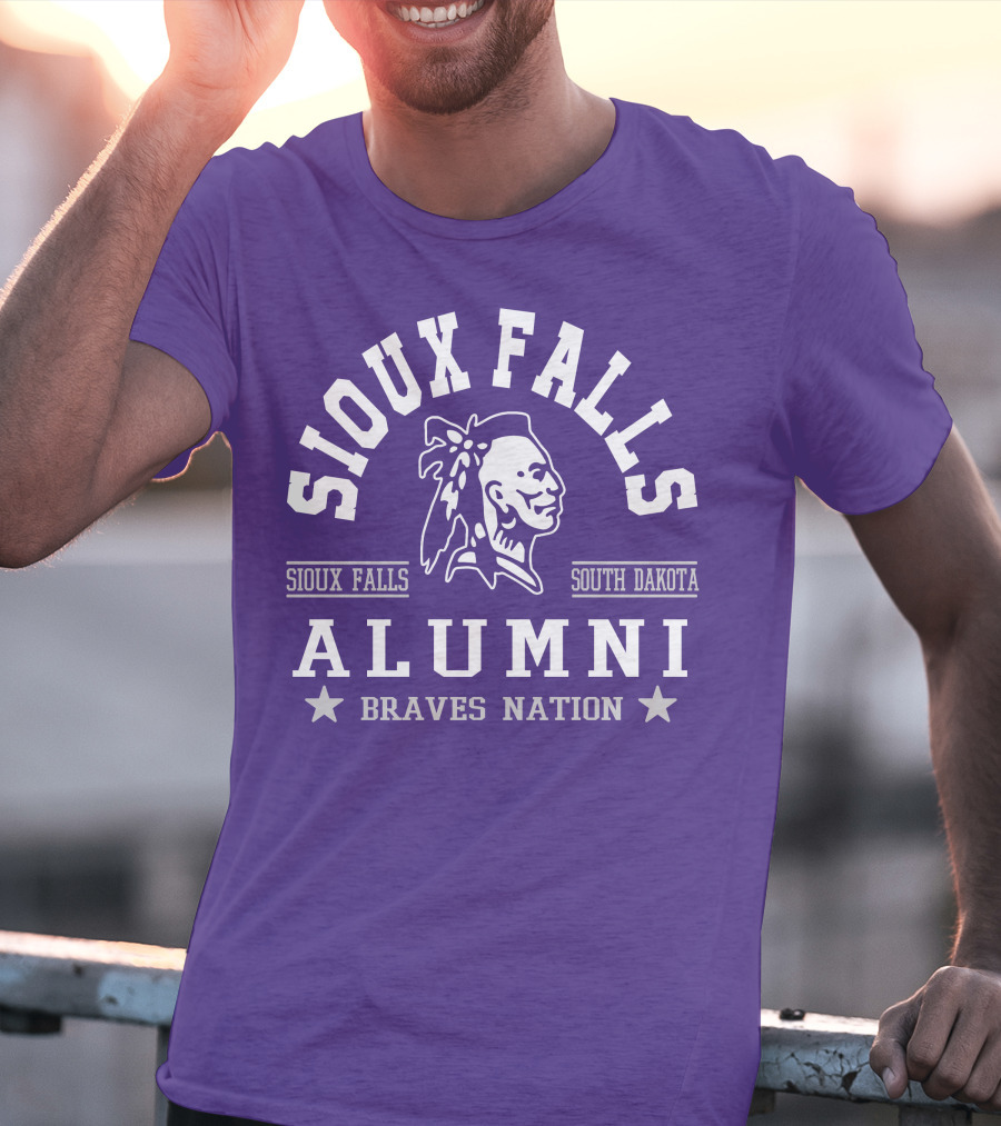 Sioux Falls South Dakota Alumni Braves Nation T-Shirt