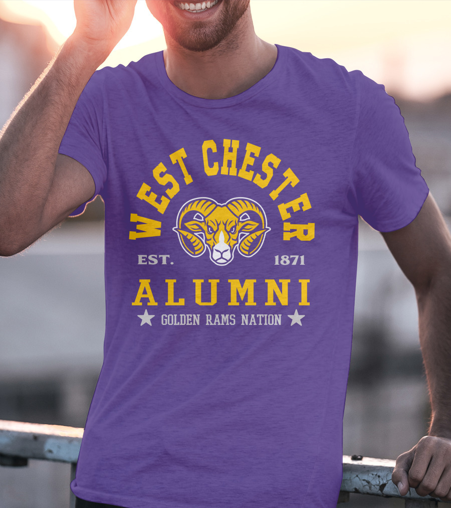 West Chester Alumni Est. 1871 Golden Rams Nation T-Shirt