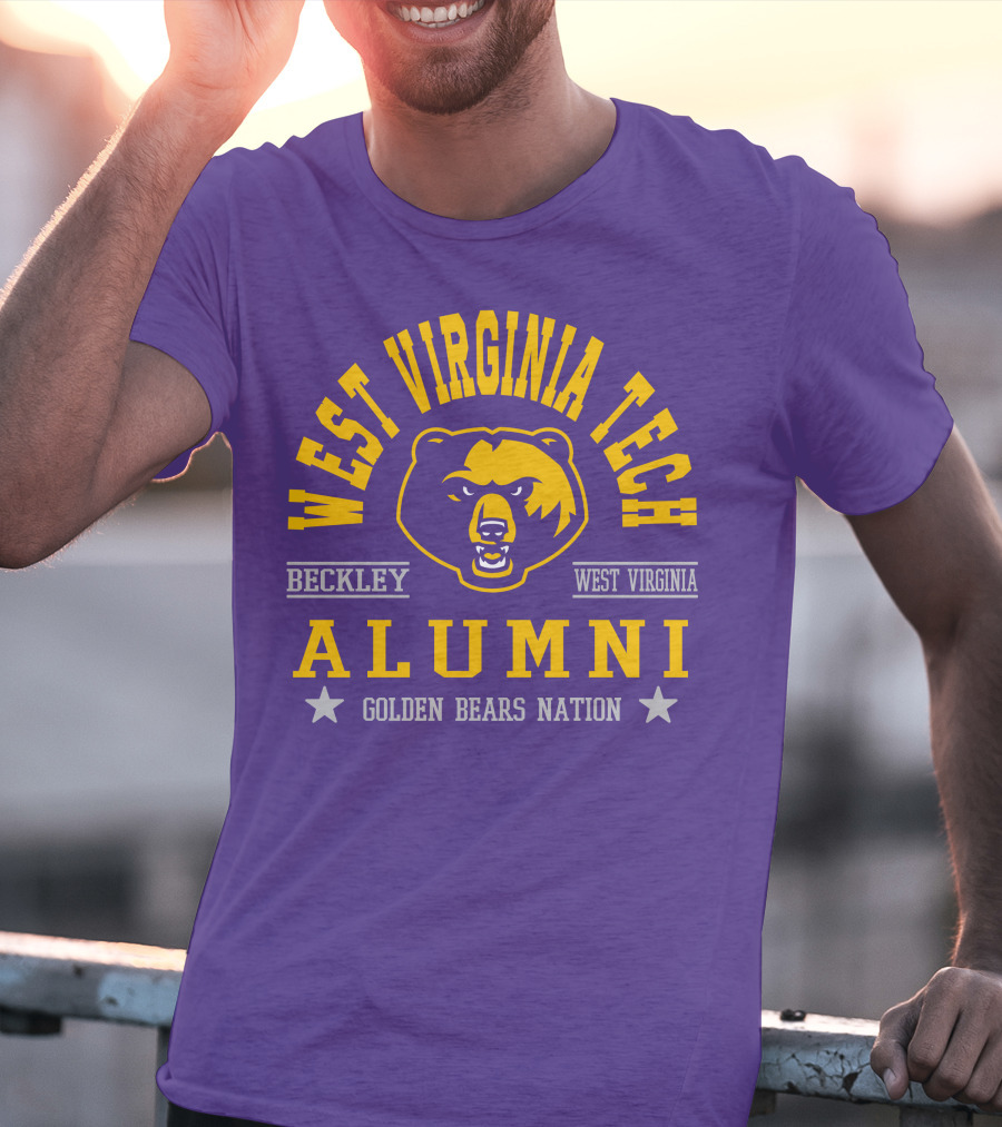 West Virginia Tech Alumni Beckley Golden Bears Nation T-Shirt
