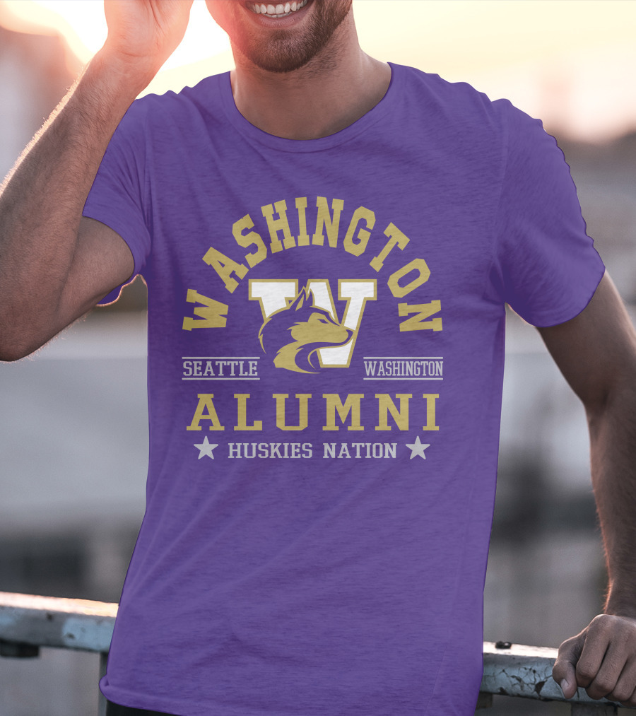 Washington Seattle Huskies Alumni Nation T-Shirt