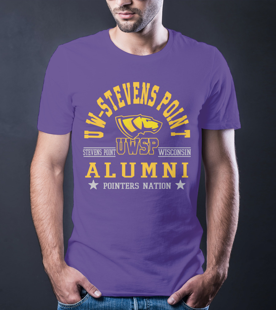 UW-Stevens Point Wisconsin UWSP Alumni Pointers Nation T-Shirt