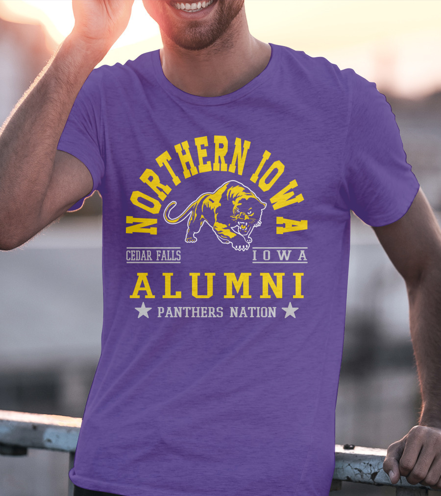 Northern Iowa Cedar Falls Alumni Panthers Nation T-Shirt