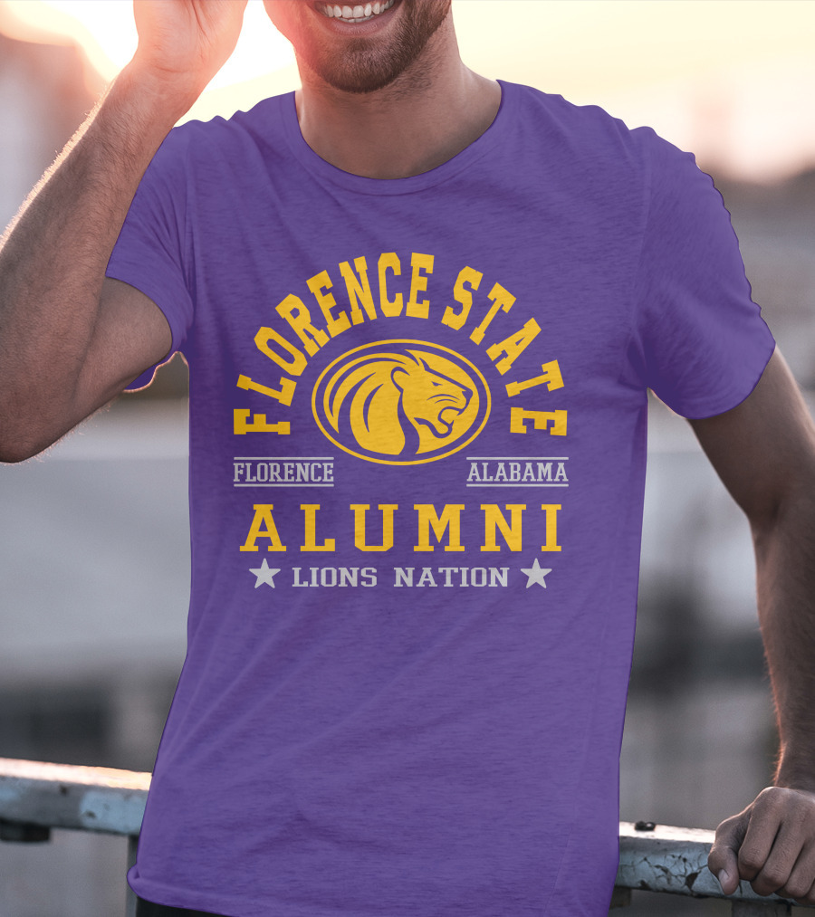Florence State Alumni Lions Nation Florence Alabama T-Shirt