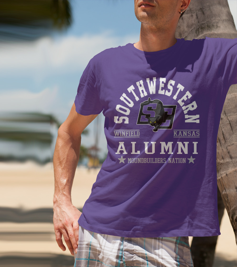 Southwestern Winfield Kansas Alumni Moundbuilders Nation T-Shirt