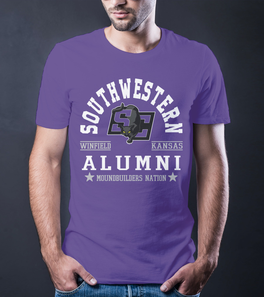 Southwestern Winfield Kansas Alumni Moundbuilders Nation T-Shirt