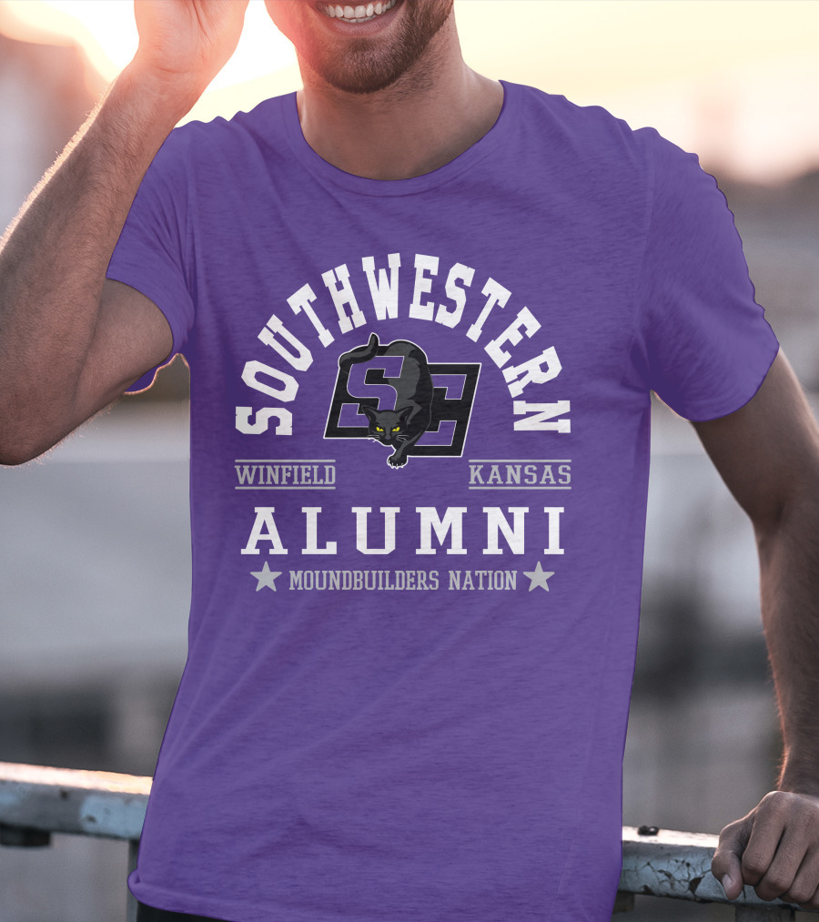 Southwestern Winfield Kansas Alumni Moundbuilders Nation T-Shirt
