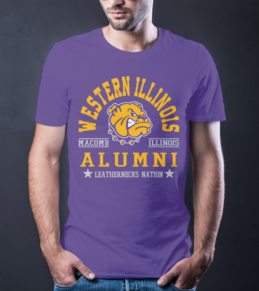 Western Illinois University Alumni Leathernecks Nation Macomb Illinois T-Shirt