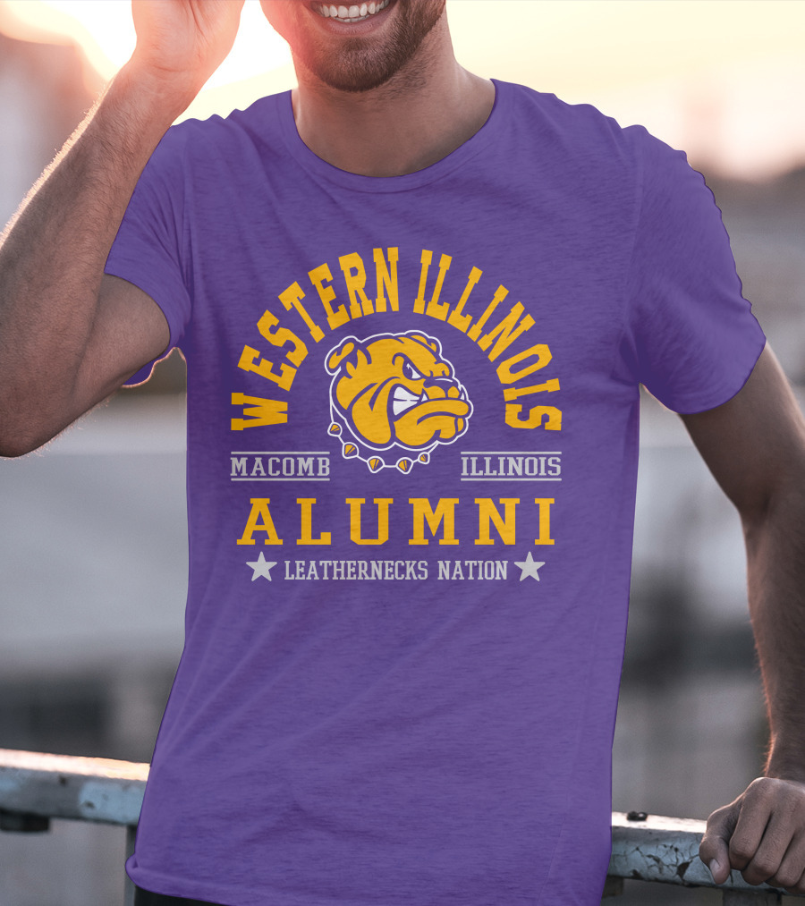 Western Illinois University Alumni Leathernecks Nation Macomb Illinois T-Shirt