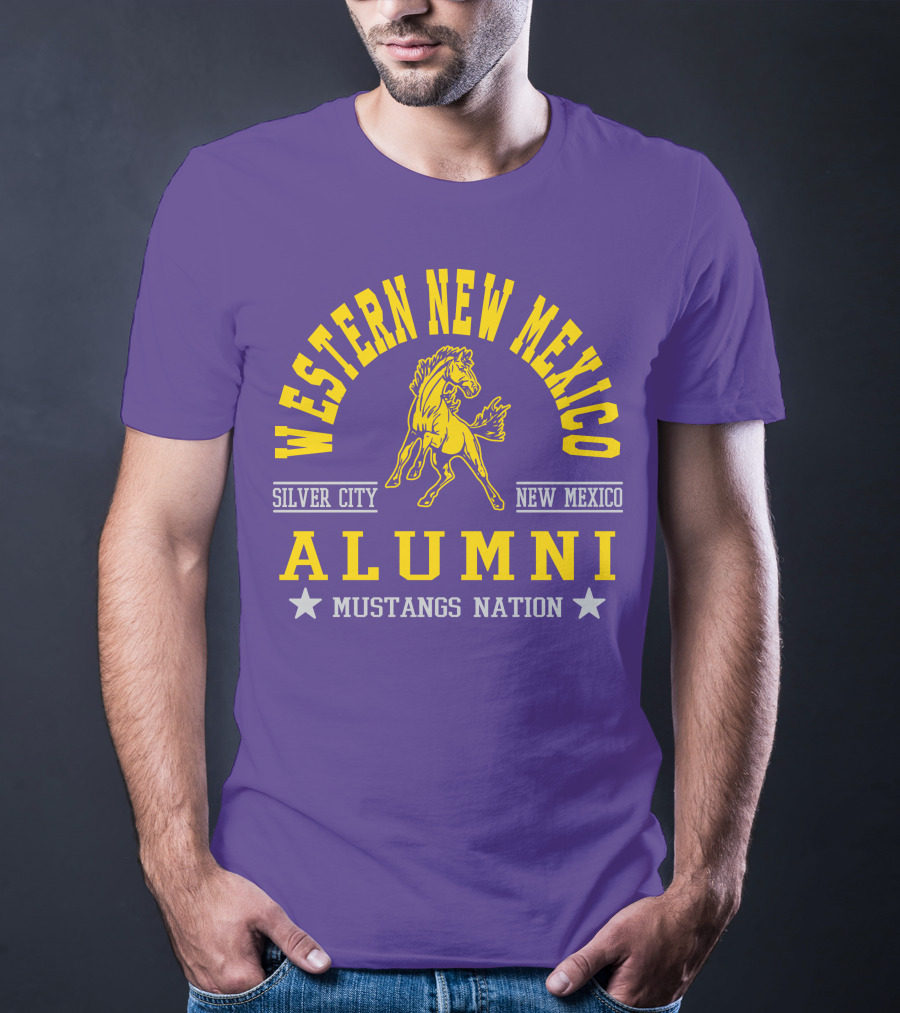 Western New Mexico University Silver City Alumni Mustangs Nation T-Shirt