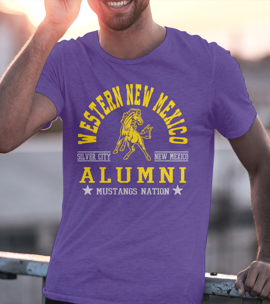 Western New Mexico University Silver City Alumni Mustangs Nation T-Shirt