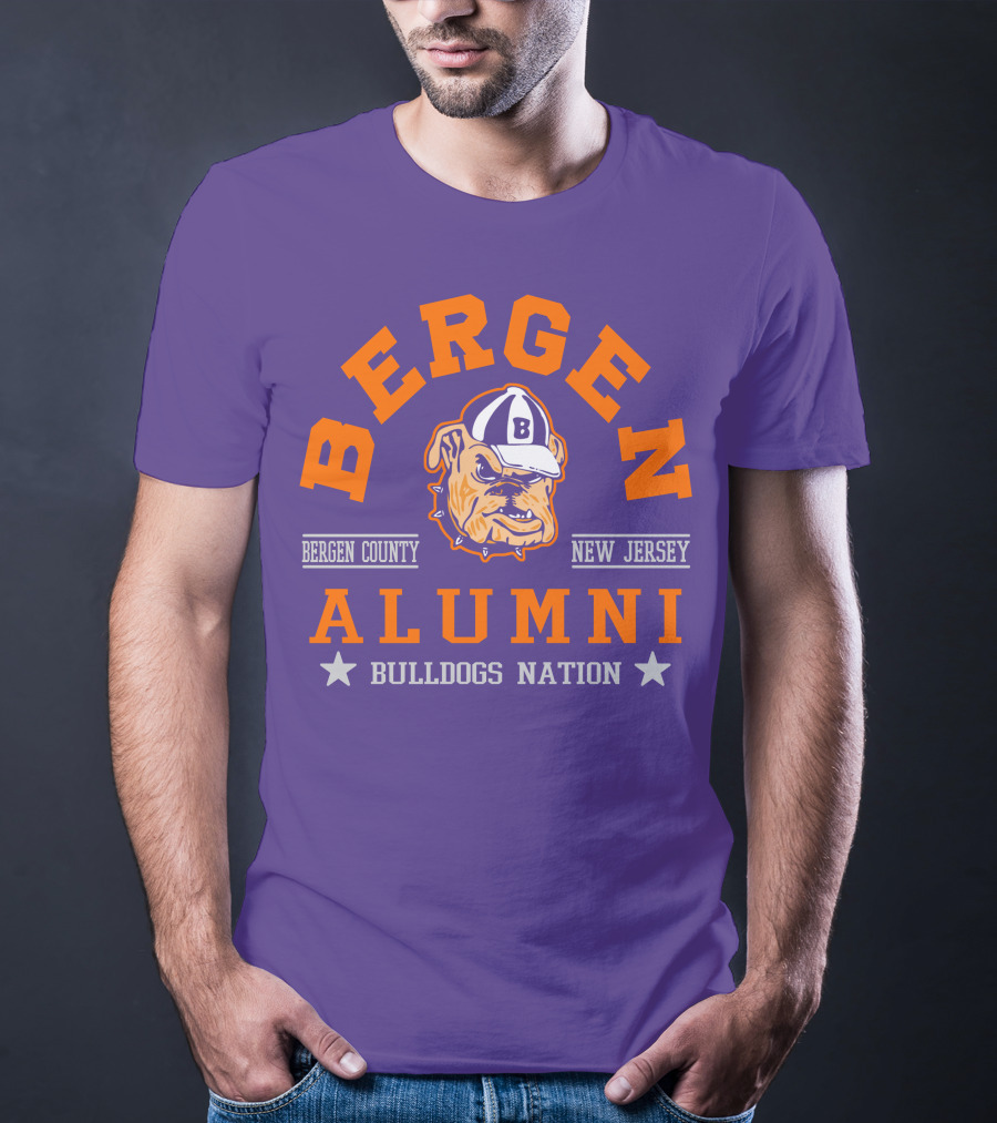 Bergen Alumni Bergen County New Jersey Bulldogs Nation T-Shirt