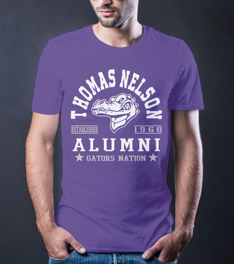 Thomas Nelson Alumni Gators Nation Established 1968 T-Shirt