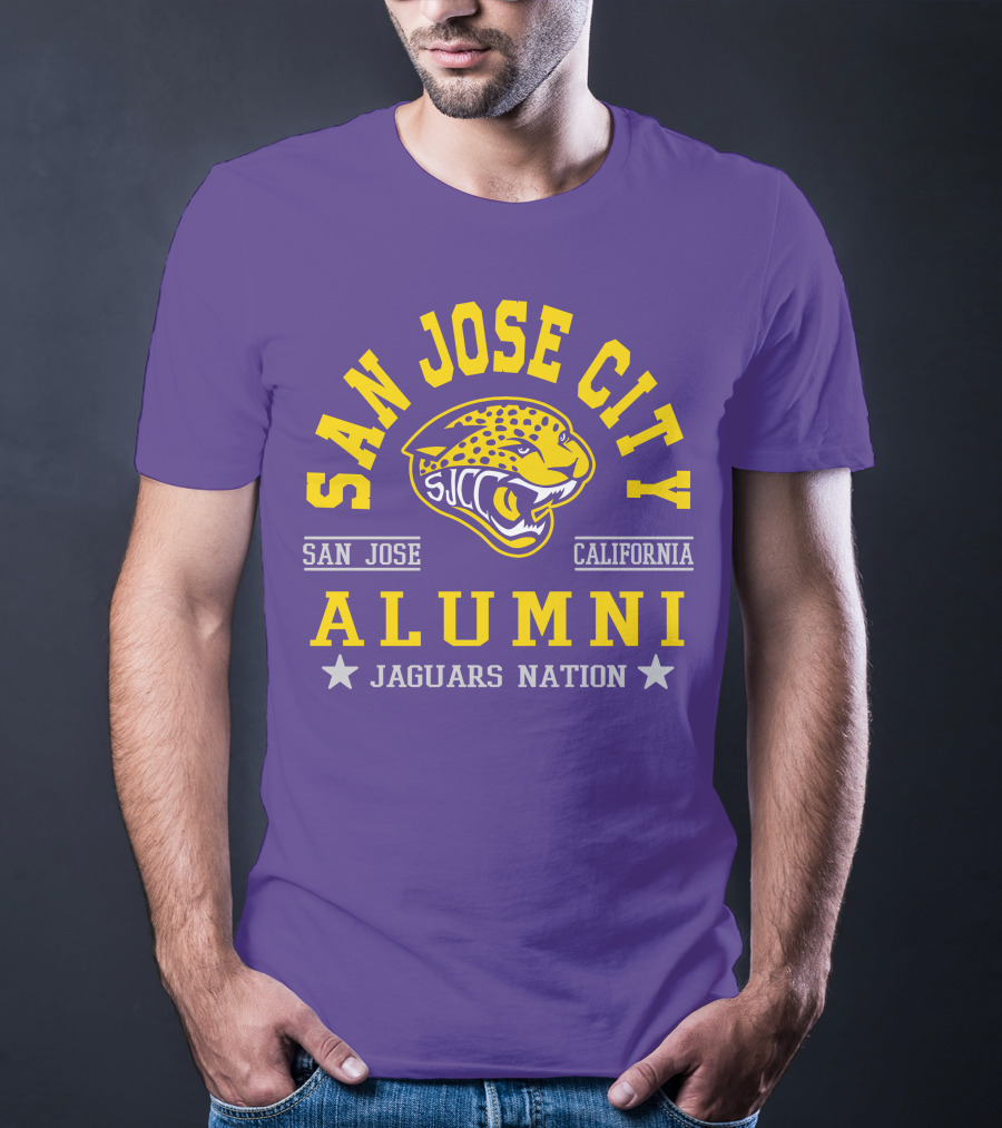 San Jose City California Alumni SJCC Jaguars Nation T-Shirt