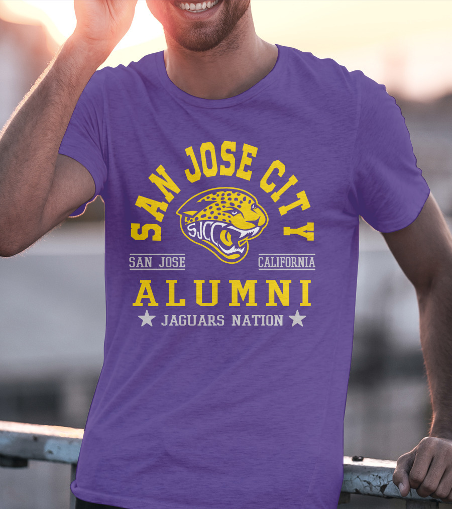 San Jose City California Alumni SJCC Jaguars Nation T-Shirt