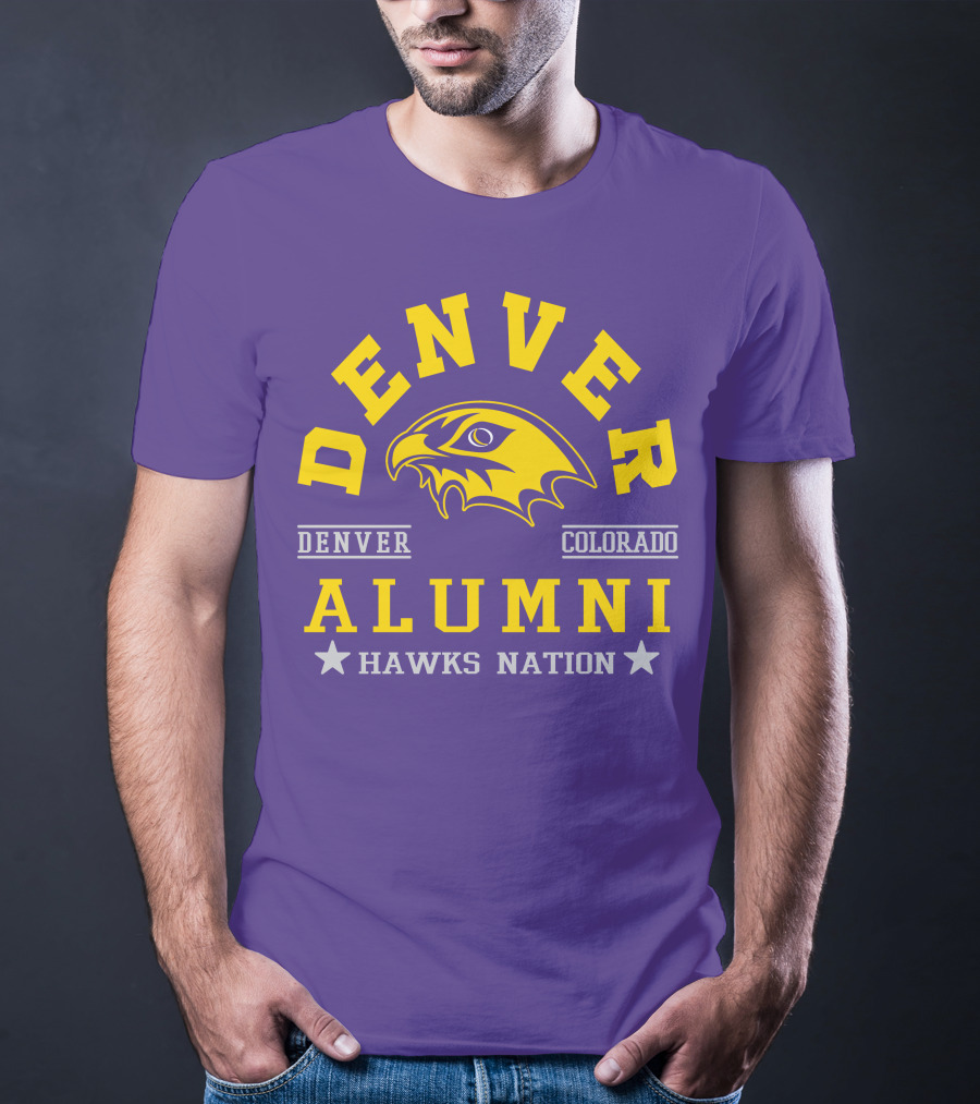 Denver Colorado Alumni Hawks Nation T-Shirt