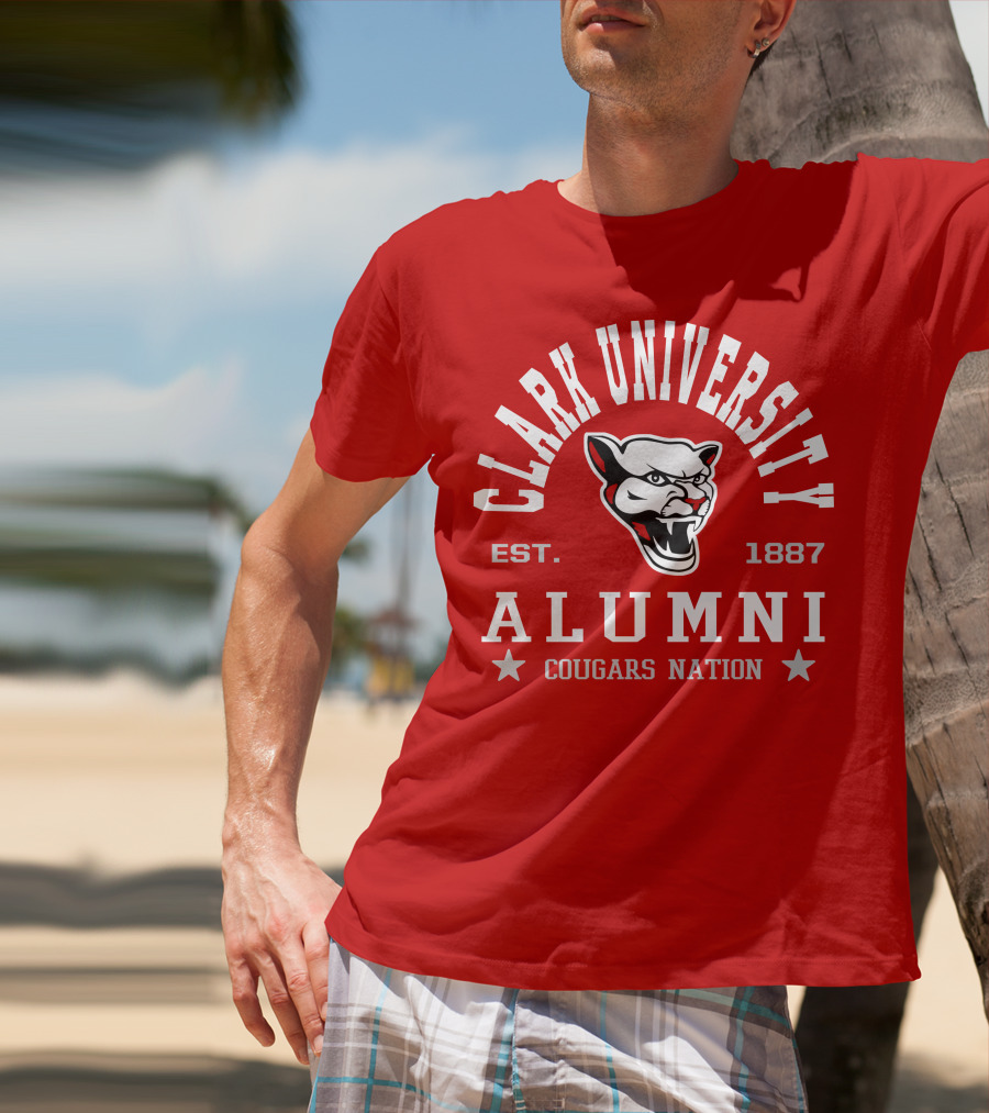 Clark University Alumni Cougars Nation Est. 1887 T-Shirt