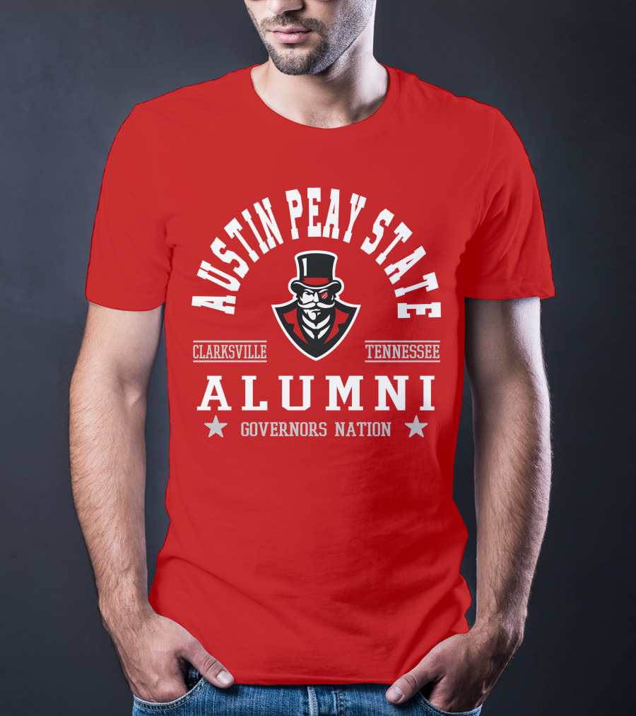 Austin Peay State Alumni Governors Nation Clarksville Tennessee T-Shirt
