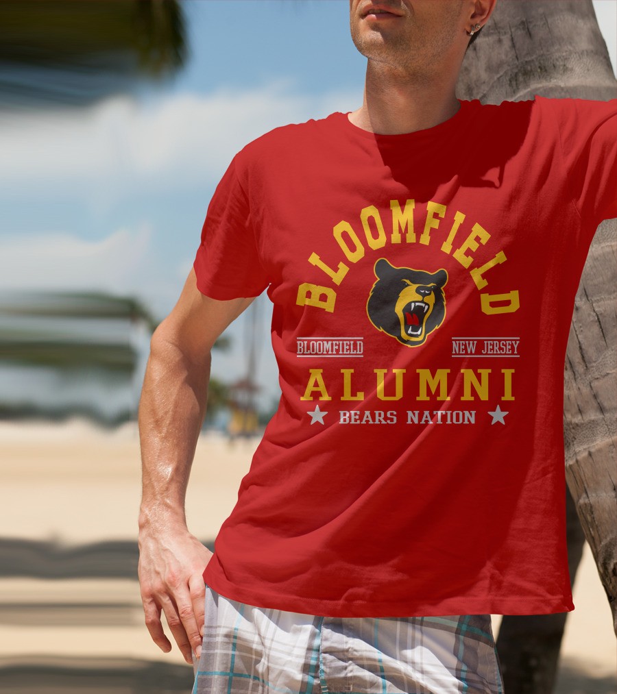 Bloomfield New Jersey Alumni Bears Nation T-Shirt
