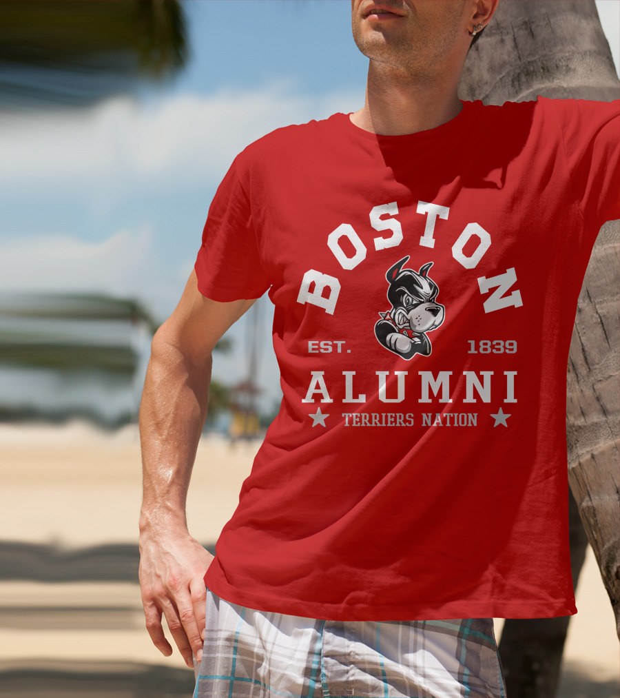 Boston University Alumni Established 1839 Terriers Nation T-Shirt