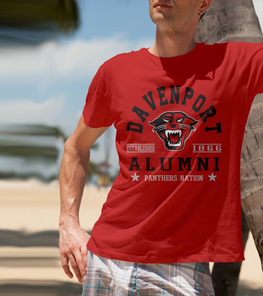 Davenport Alumni Panthers Nation Established 1866 T-Shirt