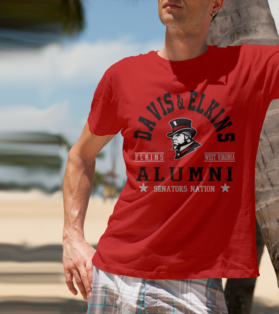 Davis And Elkins West Virginia Elkins Alumni Senators Nation T-Shirt