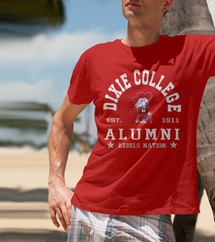 Dixie College Alumni Rebels Nation Est. 1911 T-Shirt