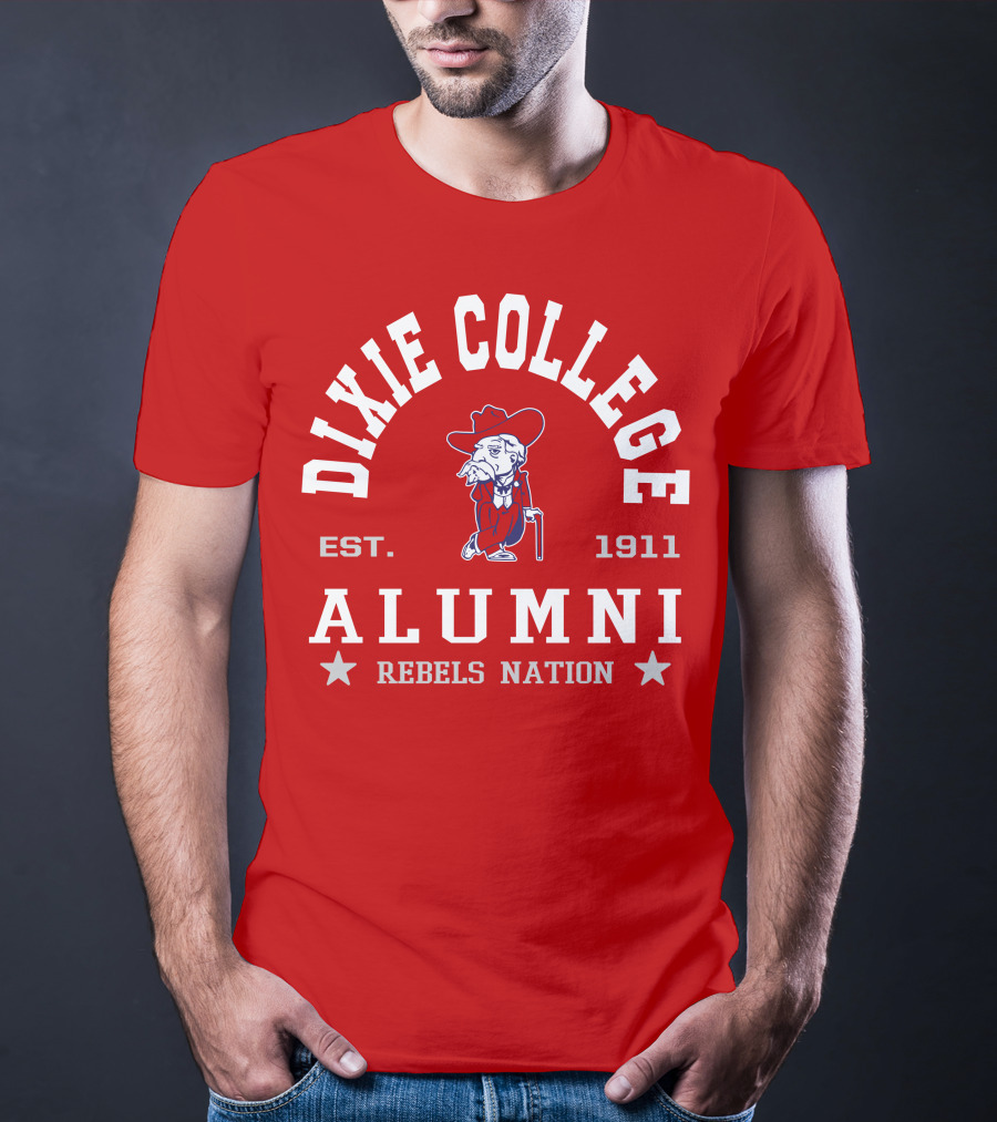 Dixie College Alumni Rebels Nation Est. 1911 T-Shirt