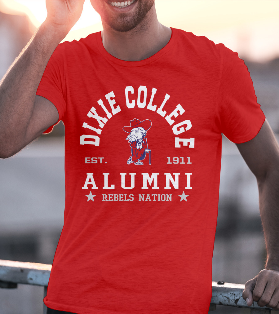 Dixie College Alumni Rebels Nation Est. 1911 T-Shirt