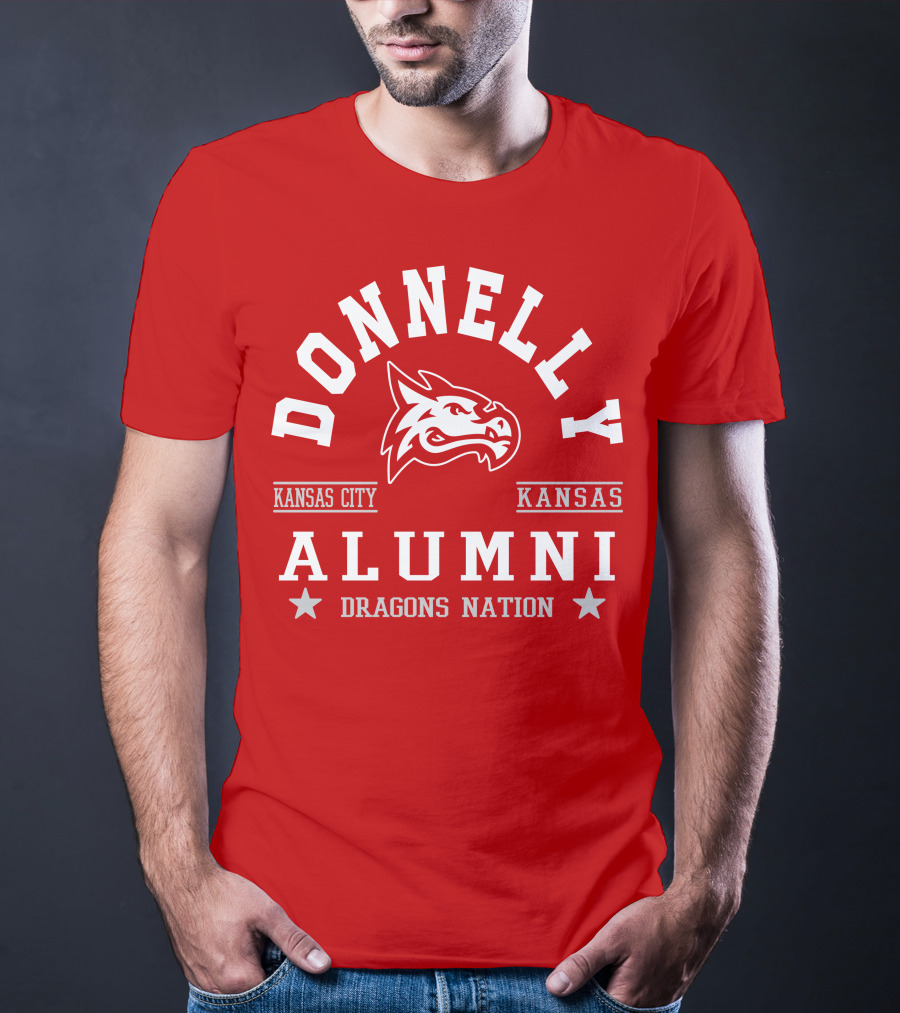 Donnelly Kansas City Kansas Alumni Dragons Nation T-Shirt