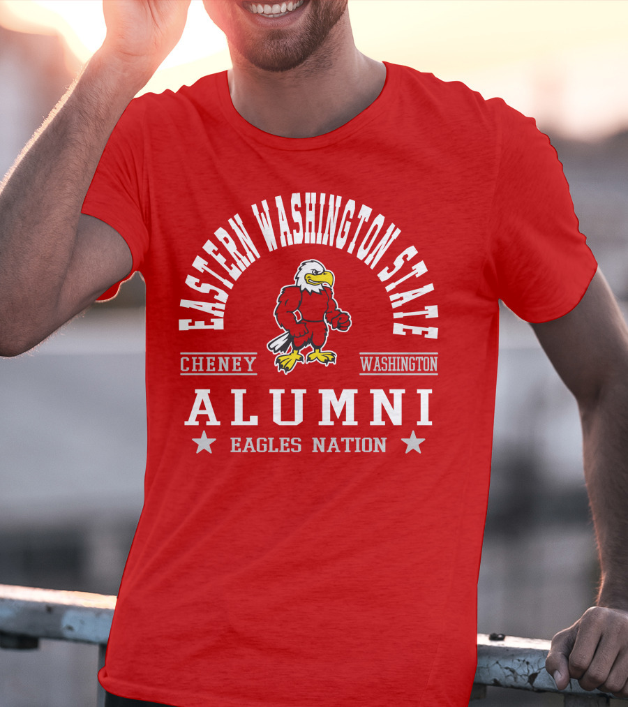 Eastern Washington State Cheney Alumni Eagles Nation T-Shirt