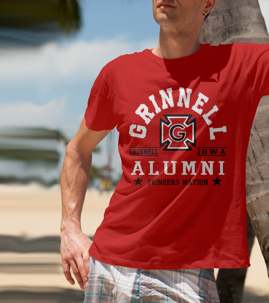 Grinnell Iowa Alumni Pioneers Nation T-Shirt
