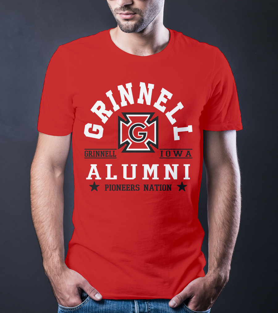 Grinnell Iowa Alumni Pioneers Nation T-Shirt