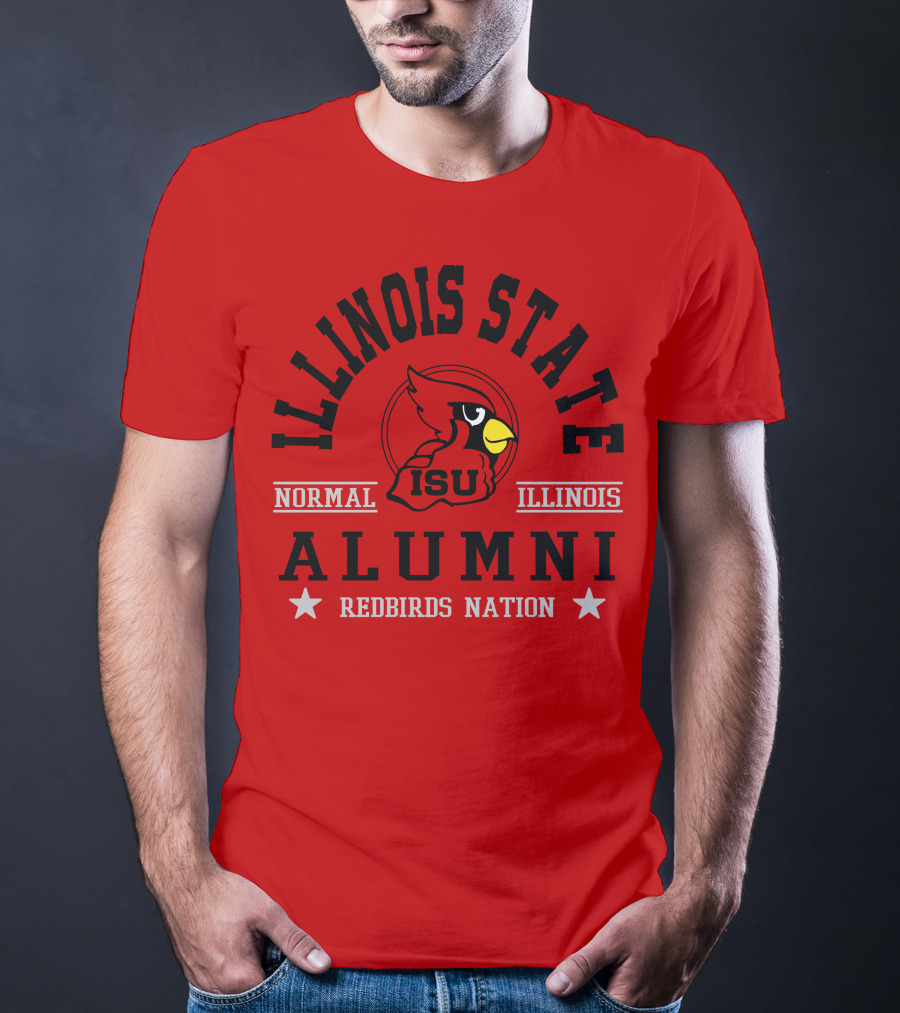 Illinois State Alumni Redbirds Nation Normal Illinois ISU T-Shirt