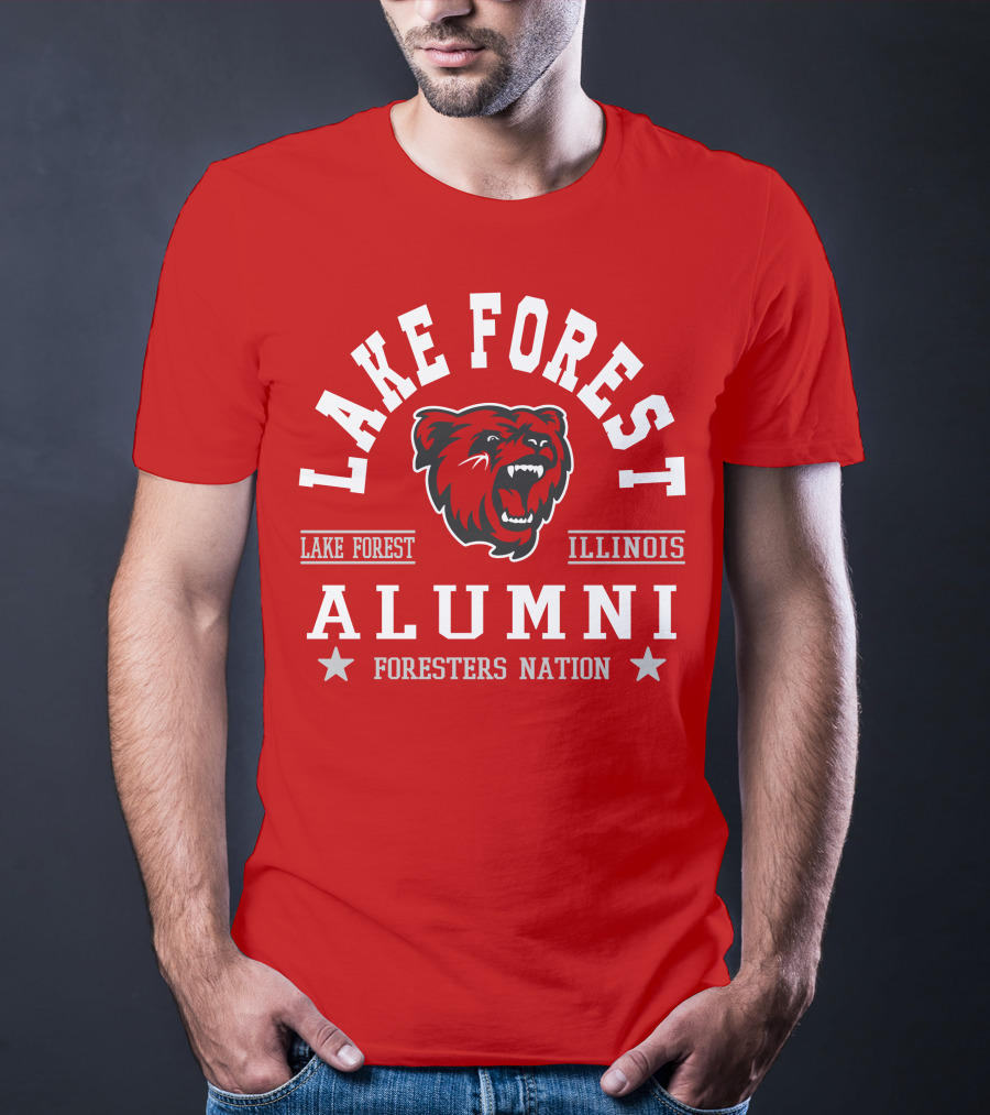 Lake Forest Illinois Alumni Foresters Nation T-Shirt