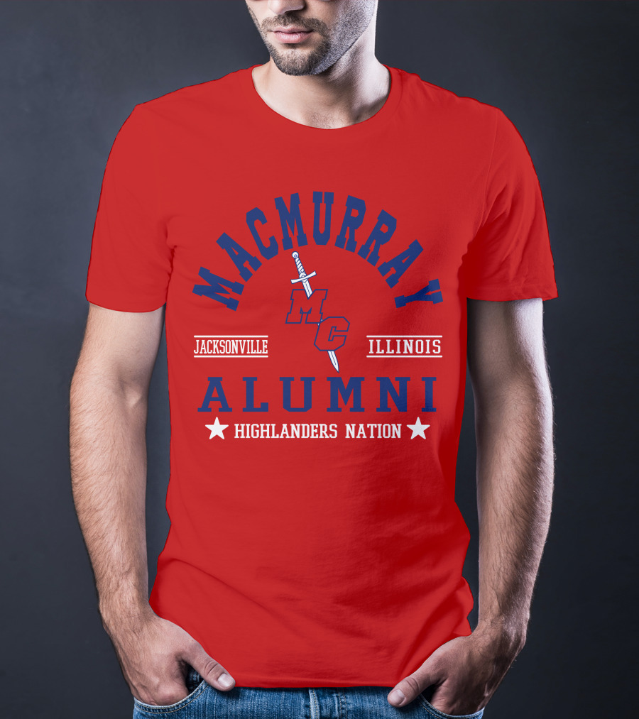 MacMurray College Jacksonville Illinois Alumni Highlanders Nation T-Shirt