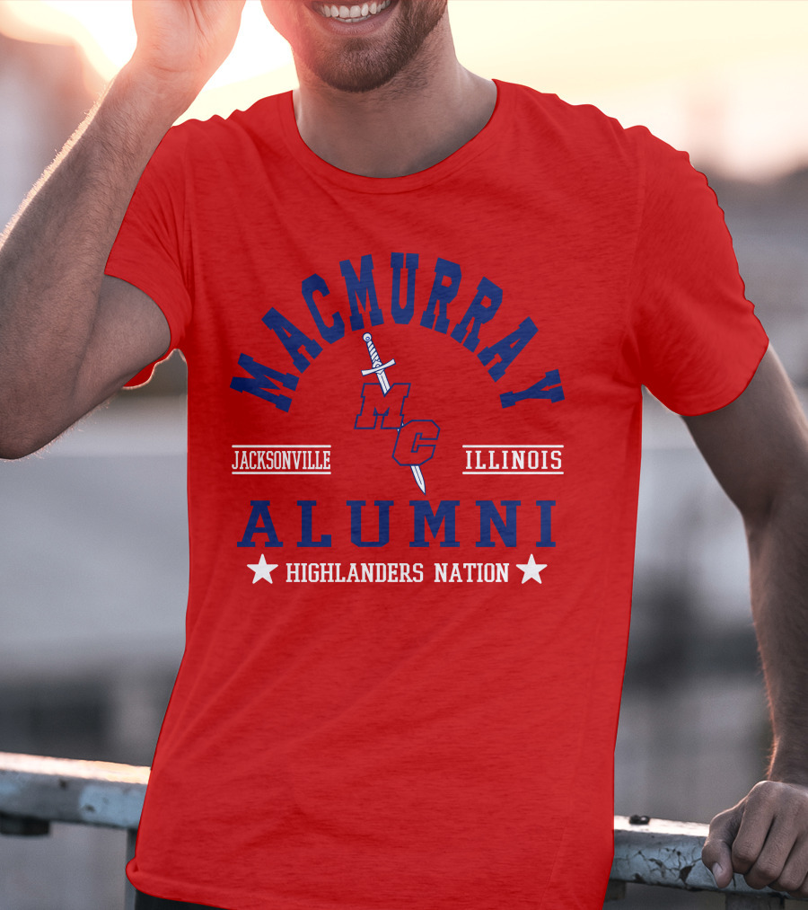 MacMurray College Jacksonville Illinois Alumni Highlanders Nation T-Shirt