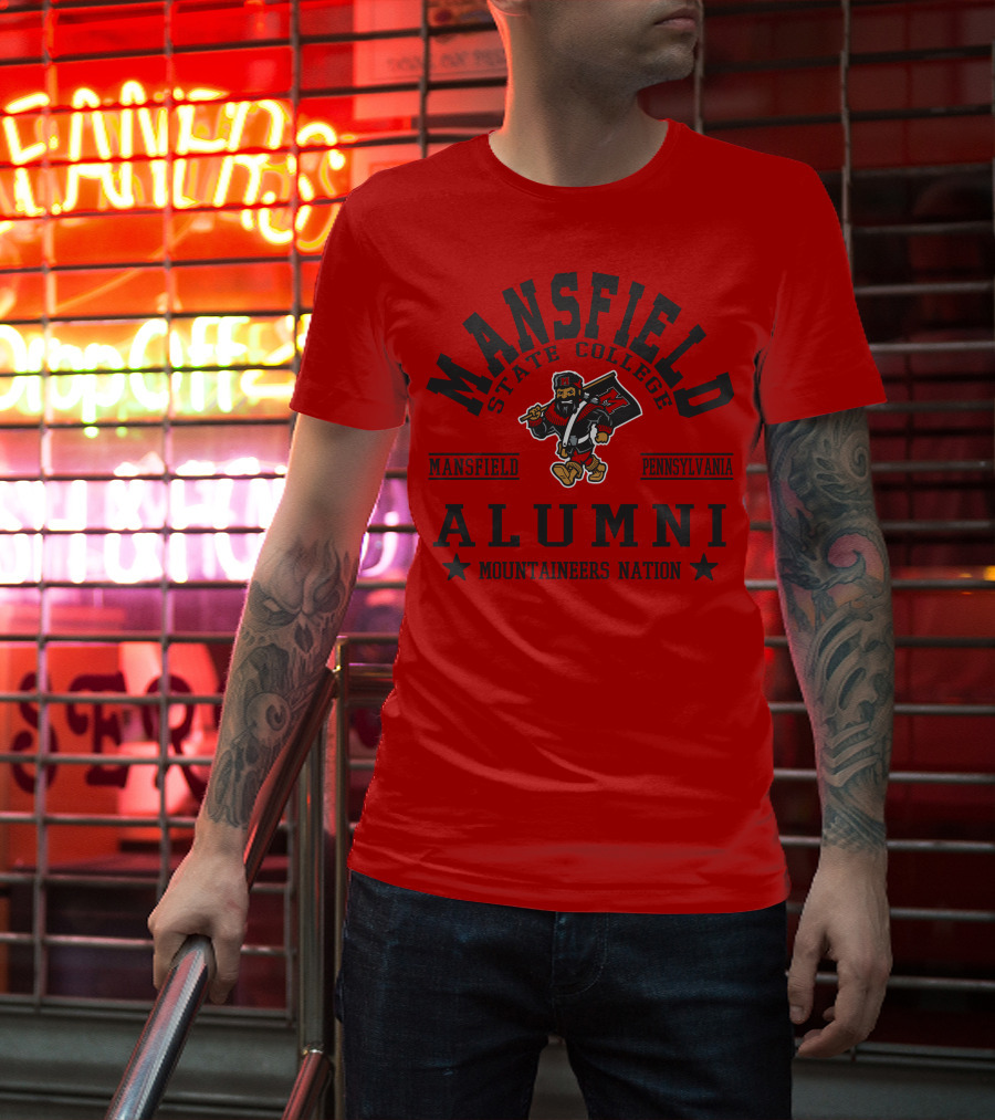 Mansfield State College Alumni Mountaineers Nation Pennsylvania T-Shirt